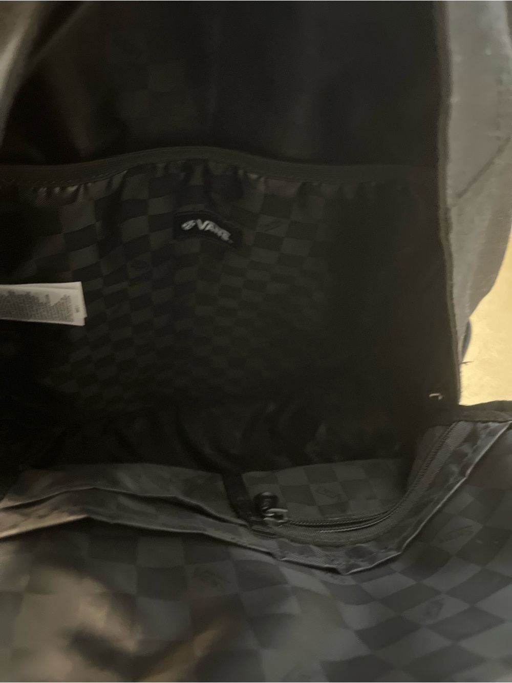 Vans Black Everyday Backpack with Front Pocket - Picture 3 of 3